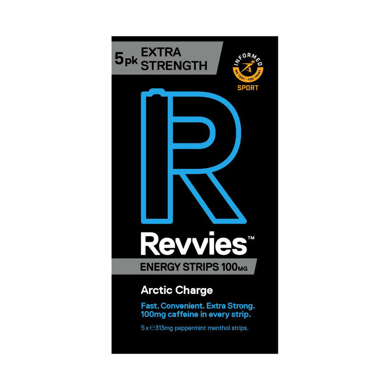 Revvies energy strips Arctic Charge 5 strips - British product