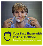 Philips OneBlade First Shave Anti-Friction Blade Electric Shaver, imported from the UK