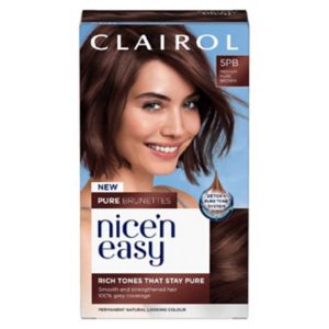 Coloration permanente Clairol Nice'n Easy Pure Brunettes 5PB Brun Mocha Moyen