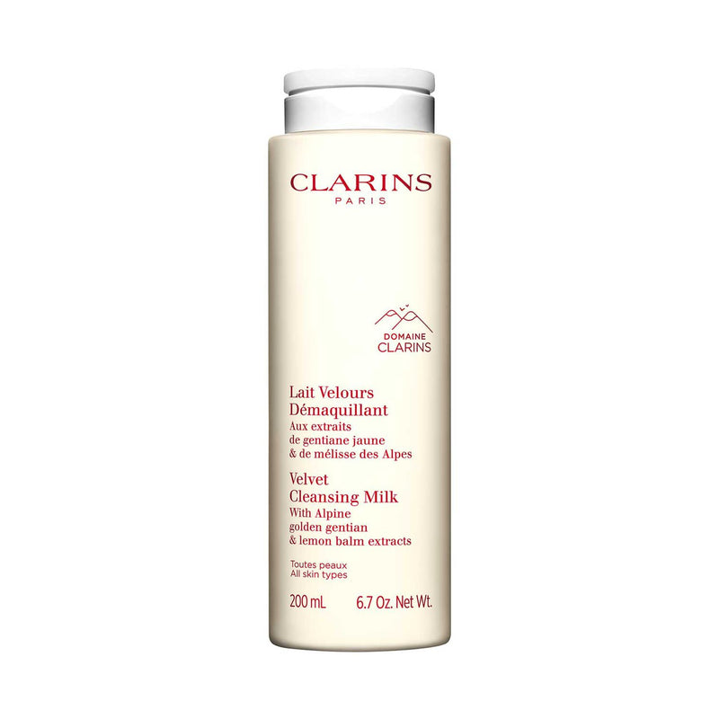Clarins Velvet Cleansing Milk gentle face cleaner 200ml - British product