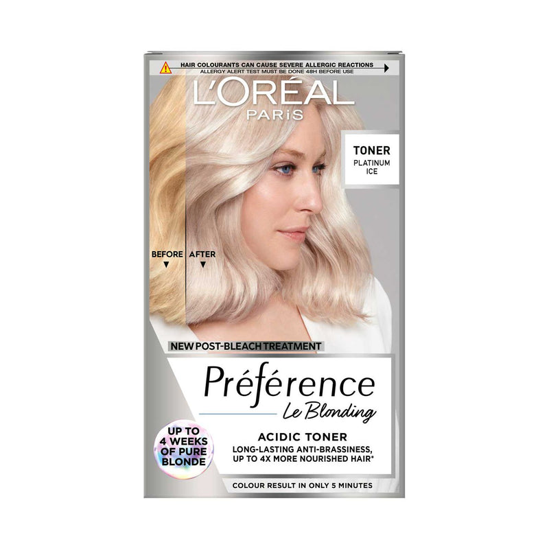 L'Oreal preference blonde toner platinum ice 232g, UK version
