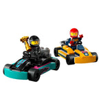 LEGO Go-Karts Race Drivers Set Orange Turquoise 5+, UK version