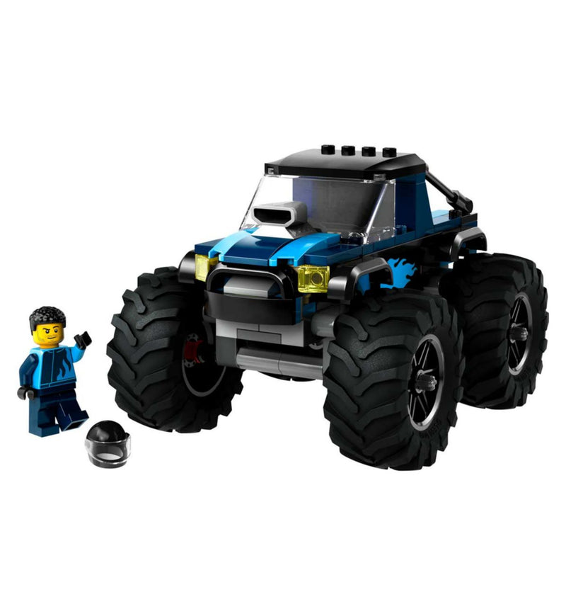 LEGO City Blue Monster Truck racing toy set, UK version