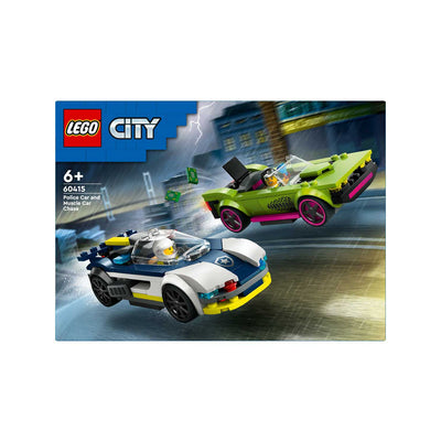 Boots LEGO City Police Car and Muscle Car Chase Set Building Toy 60415- Buy online at McGrocer