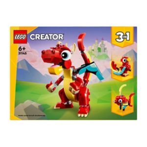 Boots LEGO Creator 3in1 Red Dragon Animal Building Set 6+ years- Buy online at McGrocer