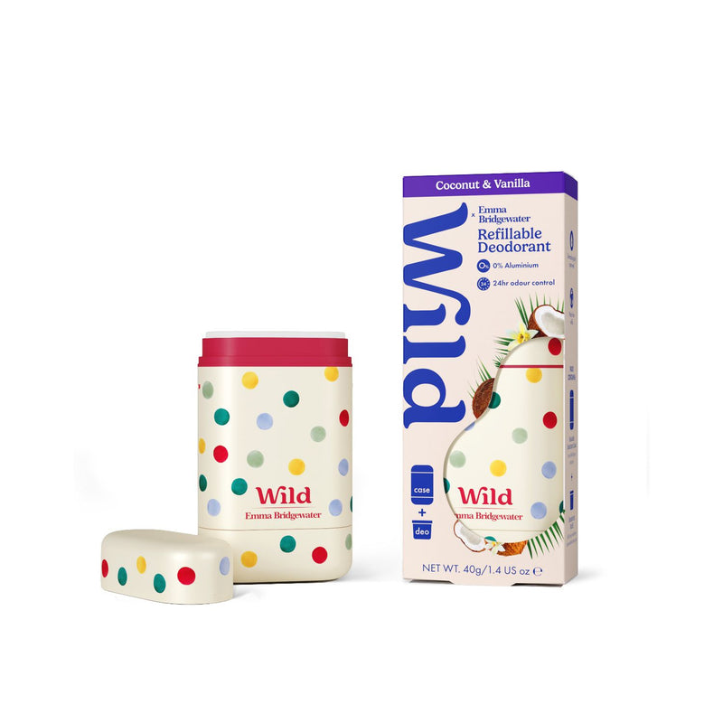 Wild deodorant starter pack Coconut & Vanilla (British brand)