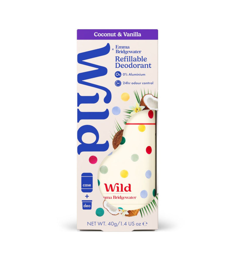 Wild deodorant starter pack Coconut & Vanilla (British brand)