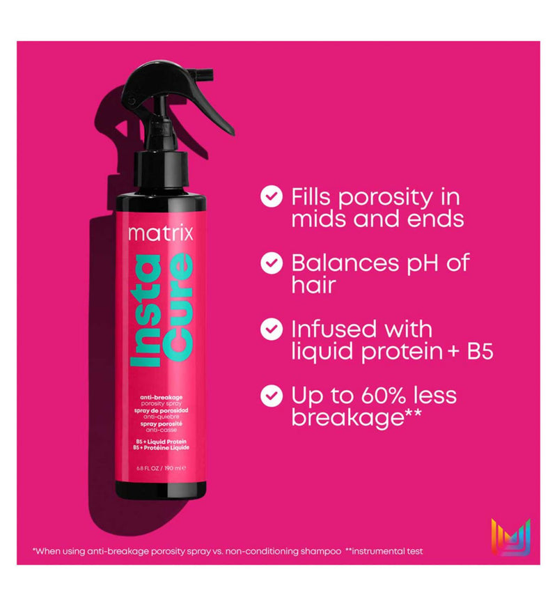 Matrix Instacure anti-breakage spray 190ml, imported from the UK