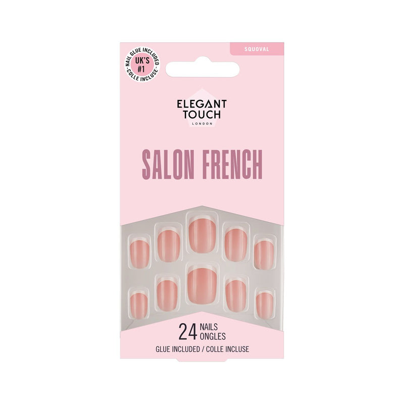Elegant Touch French Pink 117 Press-on Nails - British product