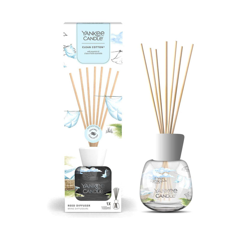 Yankee Candle reed diffuser Clean Cotton 100ml (British brand)
