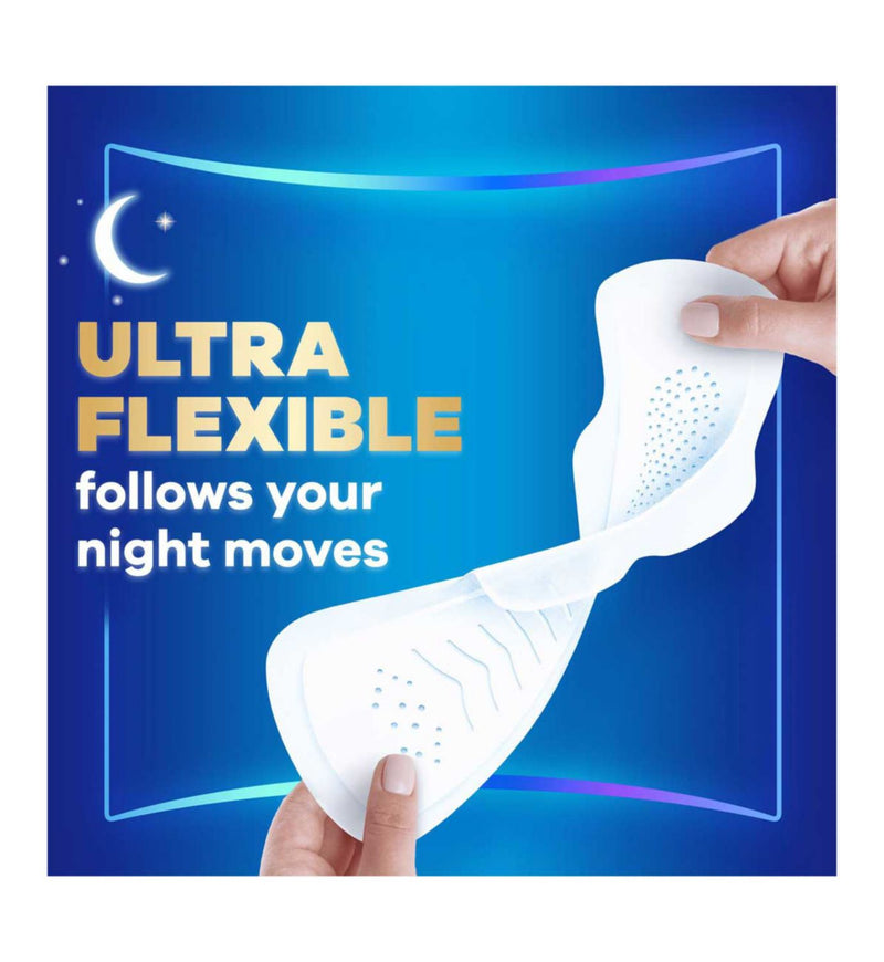 Always Infinity FlexProtect sanitary towels Night Extra 9 pack - British product
