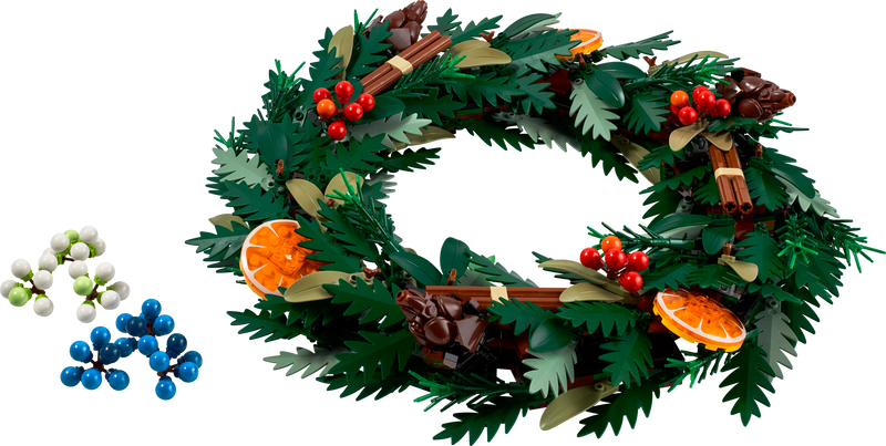 LEGO Botanical Wreath Model 1194 Piece Set (British brand)