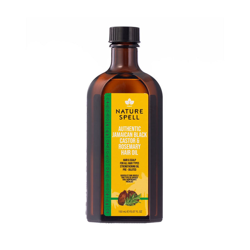 Nature Spell Jamaican Black Castor Oil with Rosemary 150ml, imported from the UK