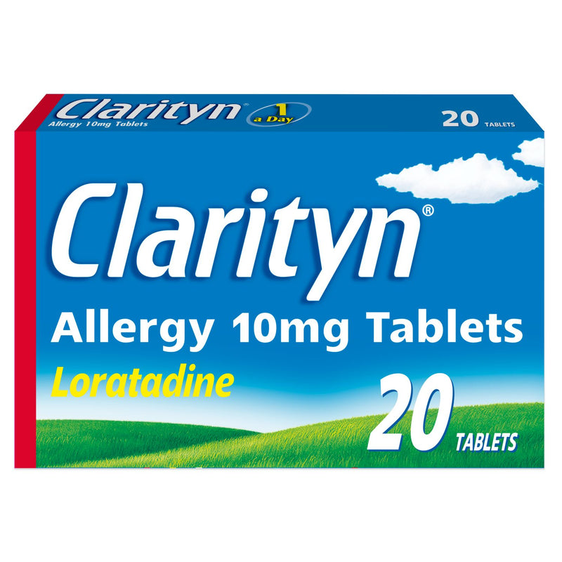 Clarityn allergy tablets 10mg 20 tablets (British brand)