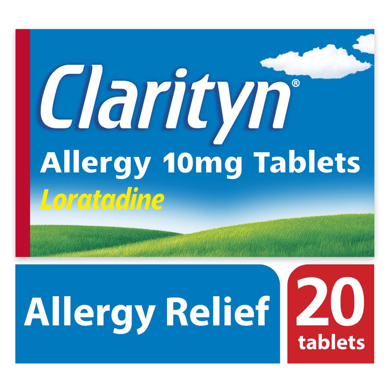 Clarityn allergy tablets 10mg 20 tablets (British brand)