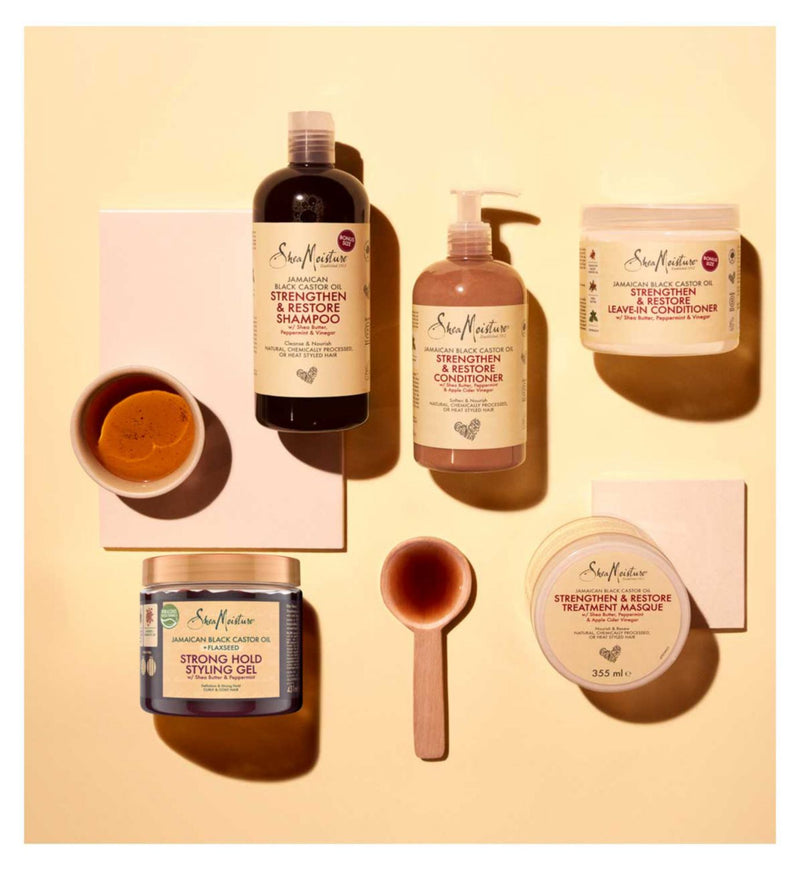SheaMoisture Jamaican Black Castor Oil Flaxseed styling gel 431ml - British product