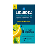 Liquid I.V. electrolyte powder mix Lemon Lime 6 sachets, UK version