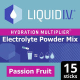 Liquid I.V. Passion Fruit Electrolyte Powder 15 Sachets, UK version