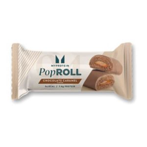 Myprotein Pop Roll Chocolate Caramel 27g, imported from the UK