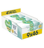 Pampers Harmonie New Baby Wipes Plastic Free 9 Packs 414 Baby Wet Wipes