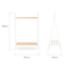 CuddleCo Nola clothes rail white natural - British product