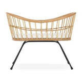 CuddleCo Aria Wave Rattan Crib - British product