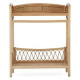 CuddleCo Aria Wave rattan changing table - British product