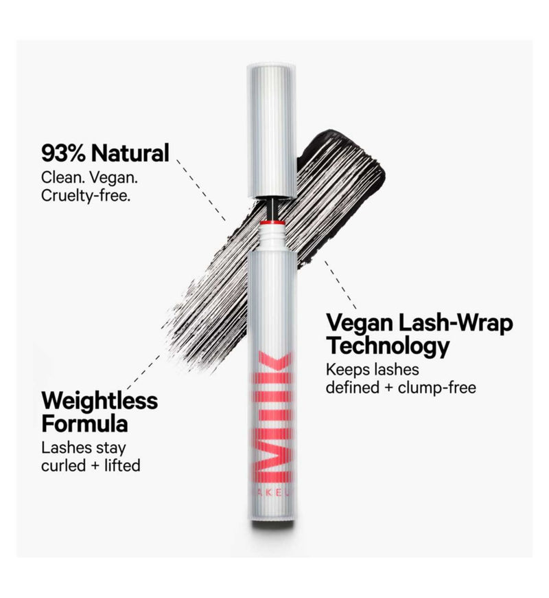 Milk Makeup Mascara RISE Natural Lift 8g, imported from the UK