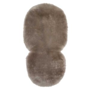 Naturally Sheepskins Kuscheliges Lammfell-Kinderwagen-Einlage Taupe Baby Kinderwagen