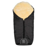 Naturally Sheepskins Merino Sheepskin Footmuff Charcoal Grey, imported from the UK