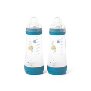MAM Easy Start Anti Kolikk Flaske 2-pk 320 ml Blå
