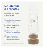 MAM Anti-Colic Baby Bottle 320ml 2pk, imported from the UK