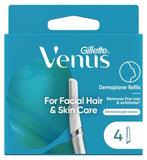 Recharges de lames Gillette Venus pour dermaplaning, Pack de 4, version UK