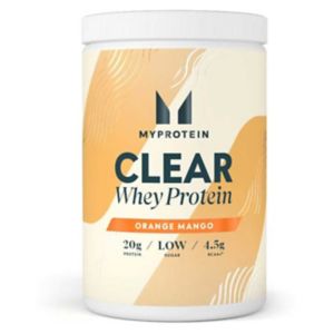 Myprotein Clear Whey Protein Orange Mango 522g, imported from the UK