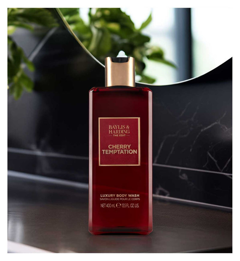 Baylis Cherry Temptation Body Wash 400ml - British product