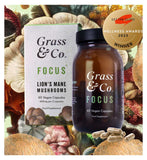 Grass & Co. Focus Lion's Mane Caps 60, imported from the UK