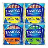 Tampax Pearl Compak tampons bundle (British brand)