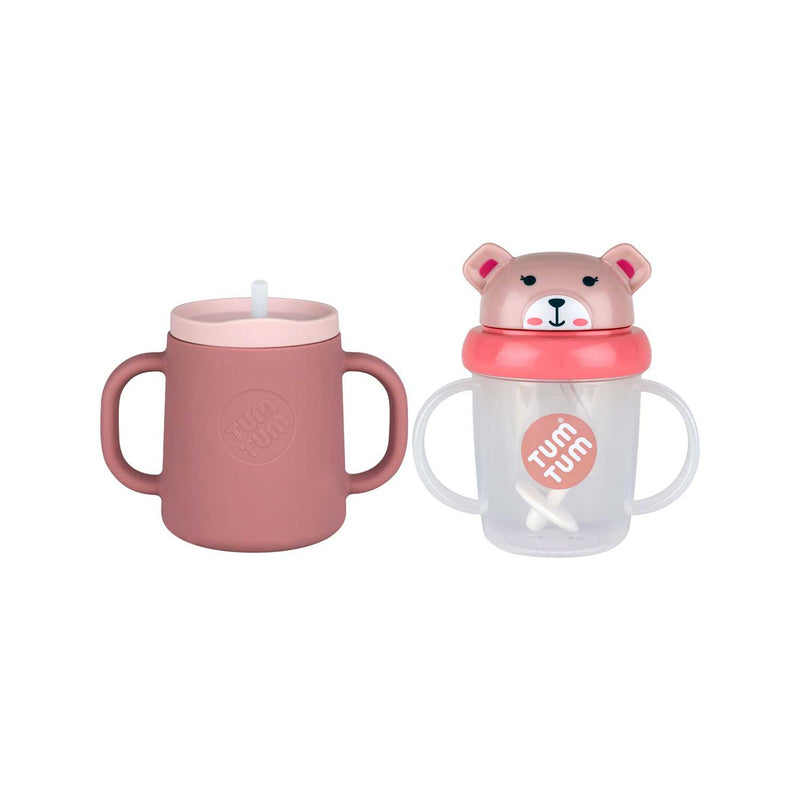 Tum Tum Silicone Sippy Cups Bundle Betsy Bear Twin Pack (British brand)
