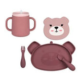 Boots Tum Tum Silicone Weaning Set and 3-Way Cup - Betsy Bear Baby Feeding- Buy online at McGrocer