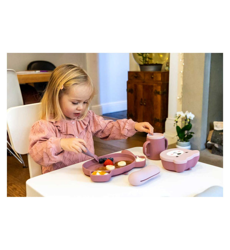 Tum Tum Silicone Weaning Set and 3-Way Cup (British brand)