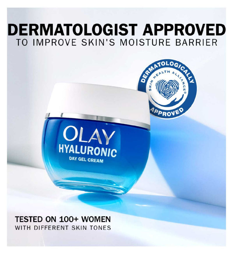 Olay Hyaluronic Acid Day Cream Moisturiser 50ml , imported from the UK