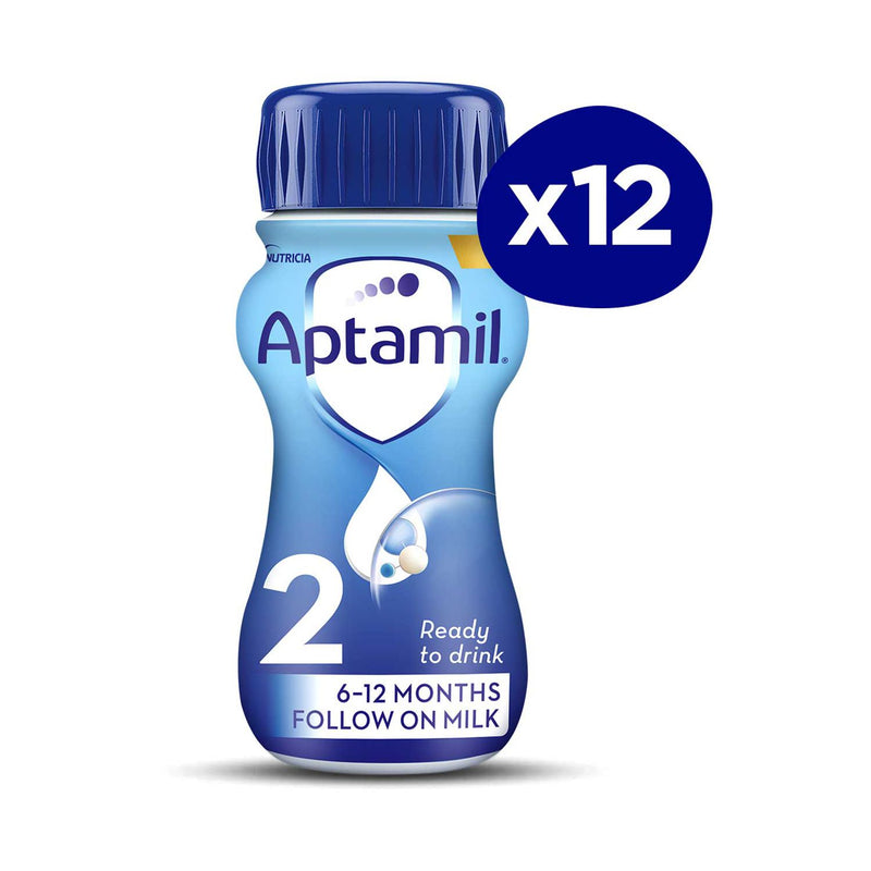 Aptamil baby milk formula 200ml 12 pack - British product