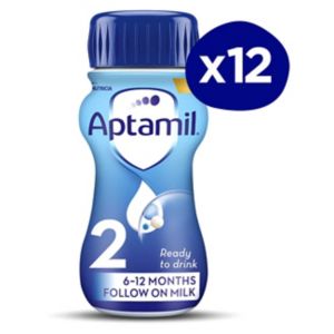 Aptamil baby milk formula 200ml 12 pack - British product