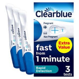 Boots Clearblue Visual Rapid Detection Pregnancy Test 3 Tests- Buy online at McGrocer
