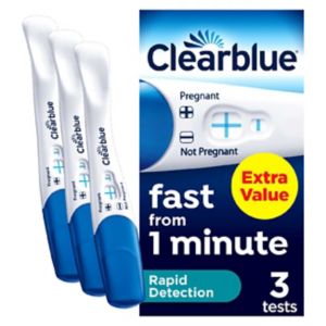 Clearblue Visual Rapid Detection Pregnancy Test 3 tests - British product