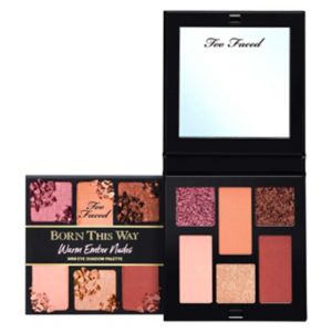 Too Faced Born This Way Warm Ember Nudes Mini Eyeshadow Palette (British brand)