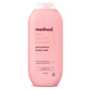Méthode Gel douche Pure Peace à la fleur de pivoine et à l'eau de rose 532 ml