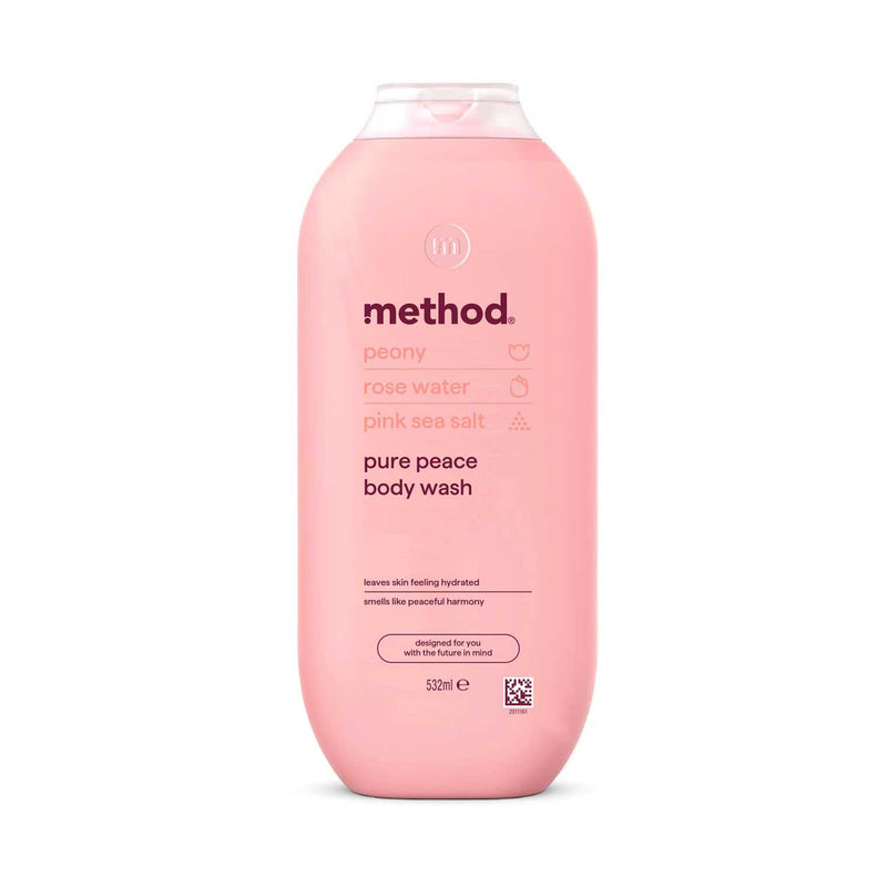 Method Pure Peace Body Wash 532ml, imported from the UK