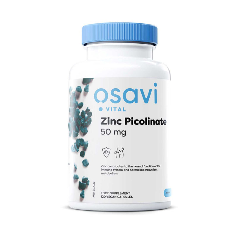Osavi zinc picolinate 50mg 120 capsules, imported from the UK