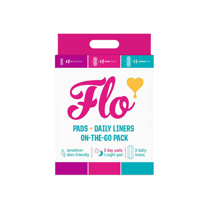 Flo Bamboo Pads and Liners Sample Pack - British product